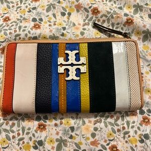 Tory Burch Multicolor Striped Wallet